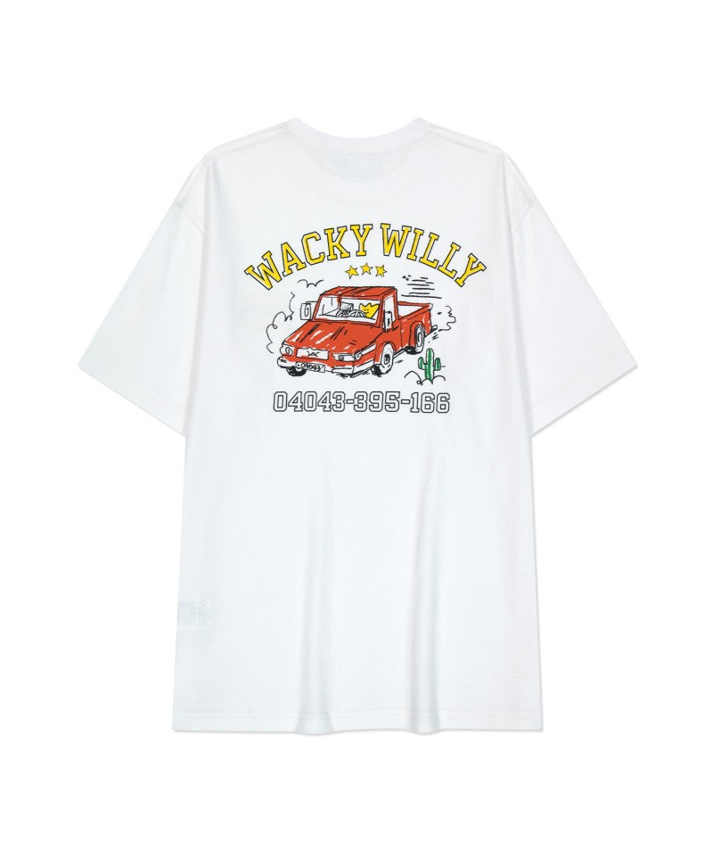 【WE ARE】韓國wacky Willy 復古汽車短袖T恤WA2502ST08