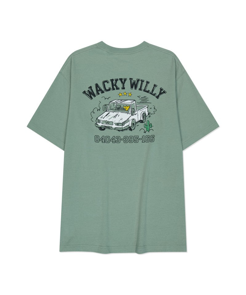 【WE ARE】韓國wacky Willy 復古汽車短袖T恤WA2502ST08