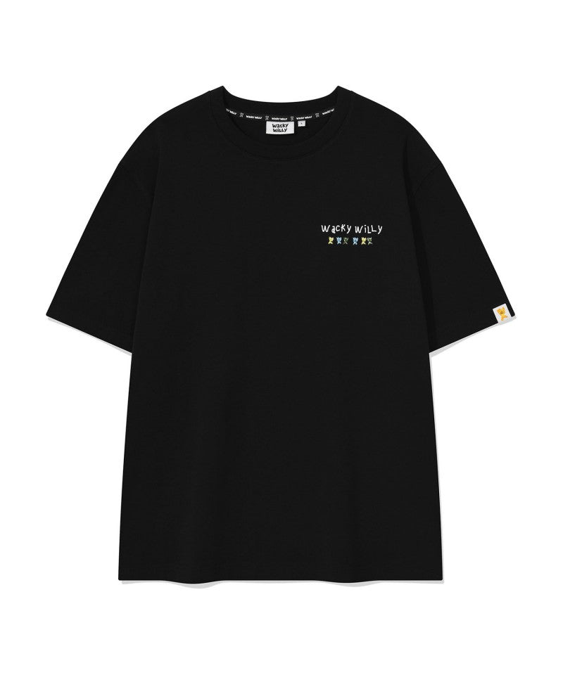 【WE ARE】Korea wacky Willy Little Fireman is not alone short-sleeved T-shirt WA2502ST25