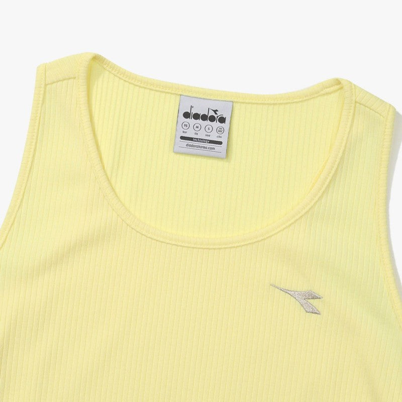 女款【WE ARE】韓國Diadora 坑條可抽繩背心 D5222TSL54