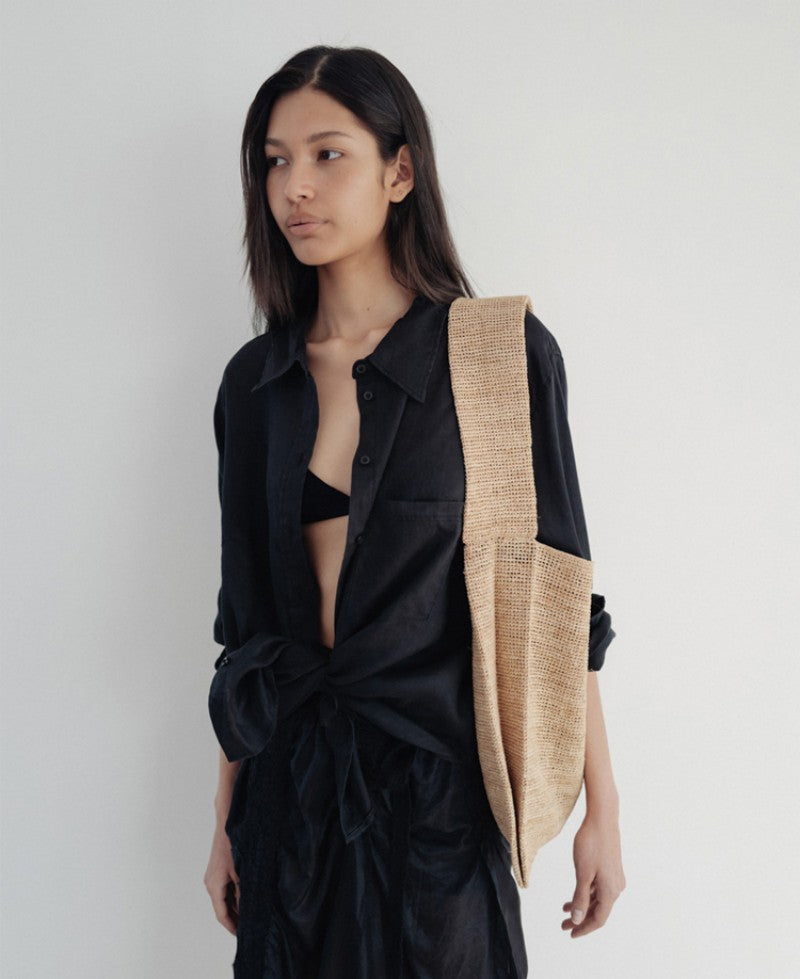 【WE ARE】韓國Archivepke Small took bag草編肩背包 OVBSX25103