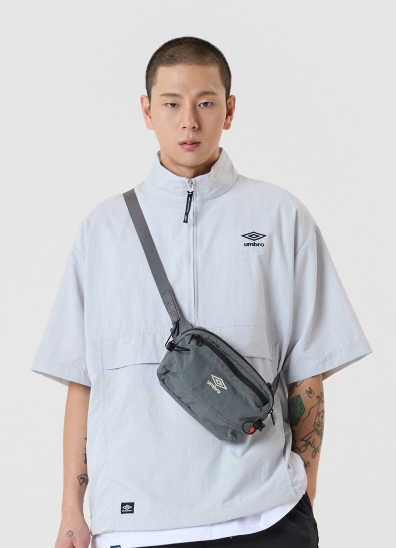 【WE ARE】韓國Umbro 經典半拉鍊短袖上衣UQ223CWT42