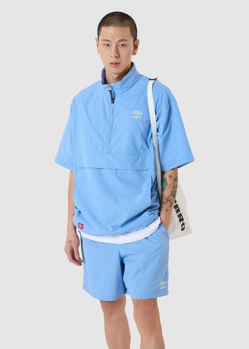 【WE ARE】韓國Umbro 經典半拉鍊短袖上衣UQ223CWT42