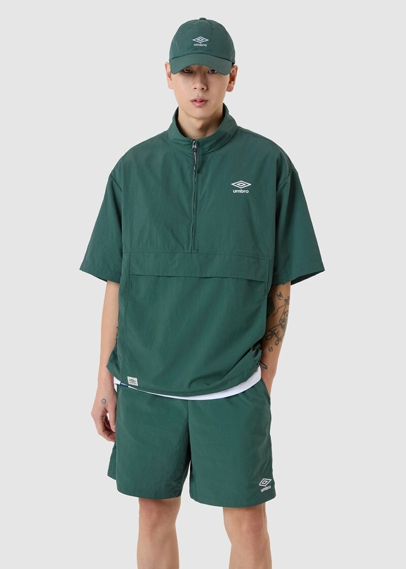 【WE ARE】韓國Umbro 經典半拉鍊短袖上衣UQ223CWT42