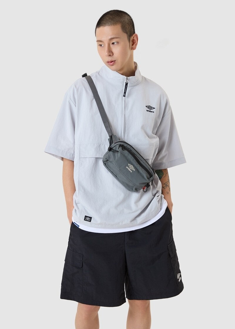 【WE ARE】韓國Umbro 經典半拉鍊短袖上衣UQ223CWT42