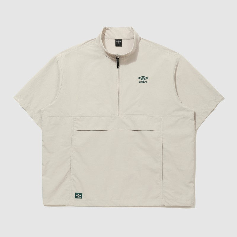【WE ARE】韓國Umbro 經典半拉鍊短袖上衣UQ223CWT42