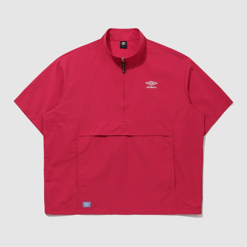 【WE ARE】韓國Umbro 經典半拉鍊短袖上衣UQ223CWT42