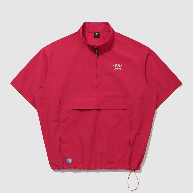 【WE ARE】韓國Umbro 經典半拉鍊短袖上衣UQ223CWT42
