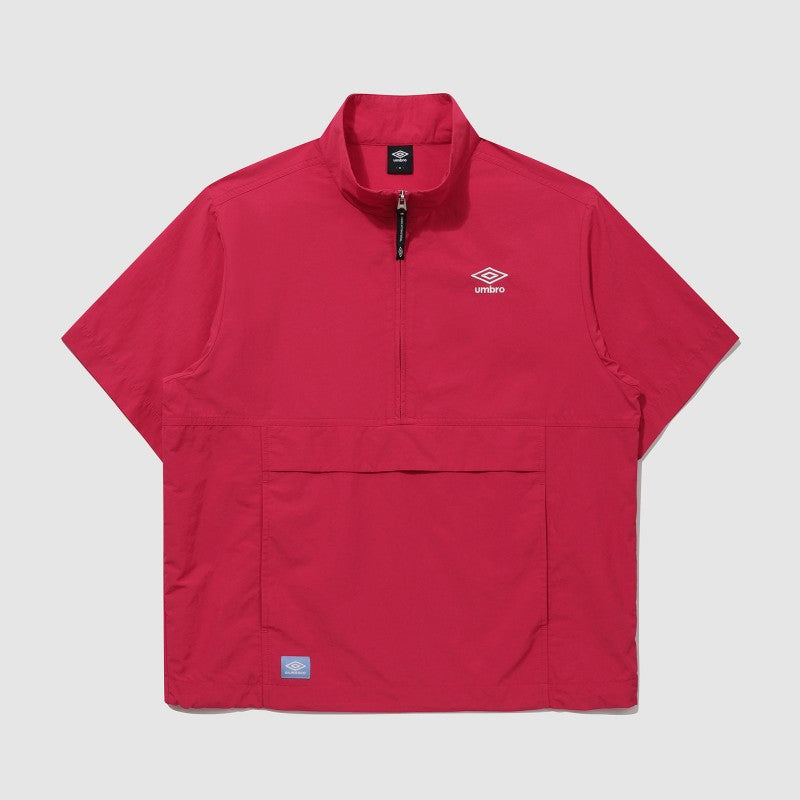 【WE ARE】韓國Umbro 經典半拉鍊短袖上衣UQ223CWT42
