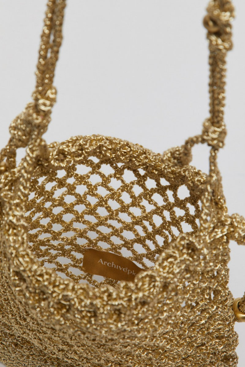【WE ARE】韓國Archivepke Gem net pouch bag網兜單肩包OVBRM25101