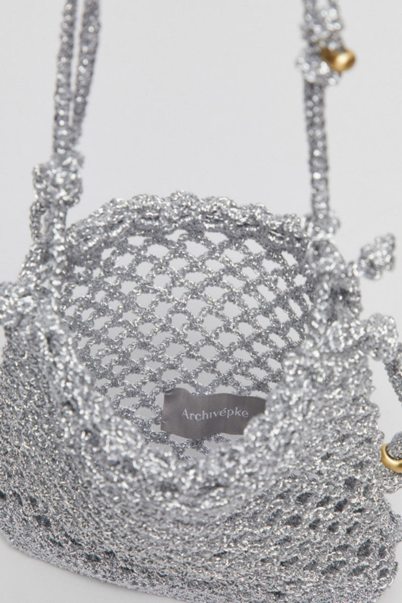 【WE ARE】韓國Archivepke Gem net pouch bag網兜單肩包OVBRM25101