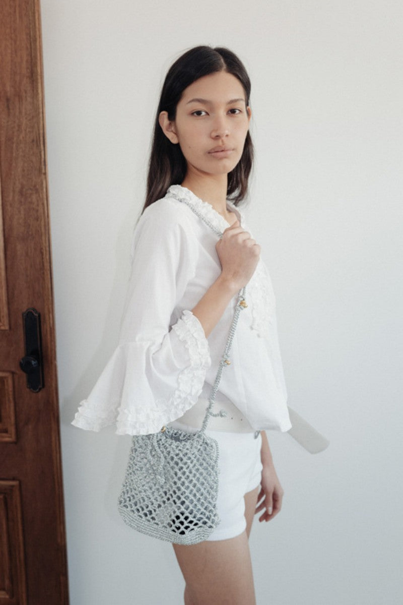 【WE ARE】韓國Archivepke Gem net pouch bag網兜單肩包OVBRM25101