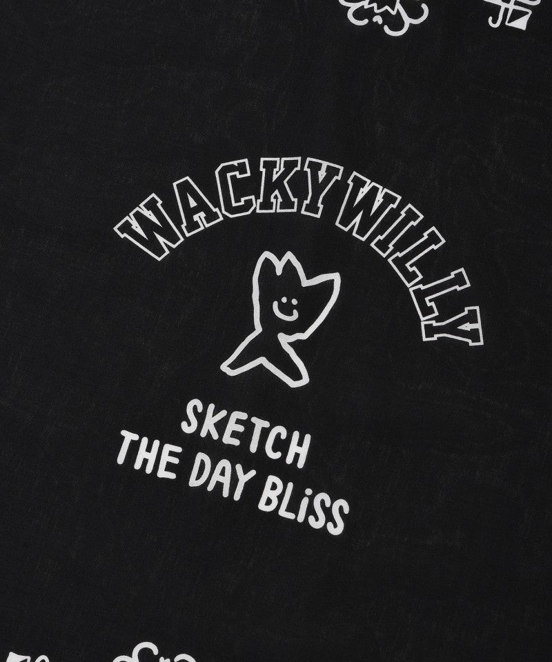 【WE ARE】韓國wacky Willy 絲巾 WA2501TC34