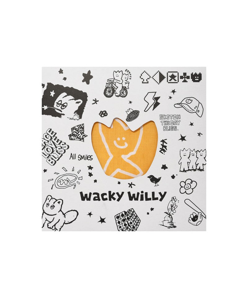 【WE ARE】韓國wacky Willy 絲巾 WA2501TC34