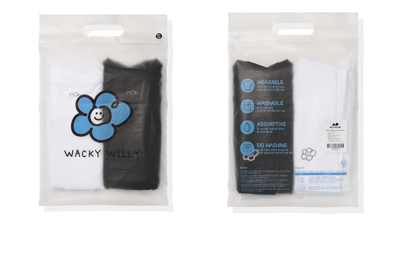 2 PACK 【WE ARE】韓國wacky Willy小飛人短袖T恤WA2502STE2