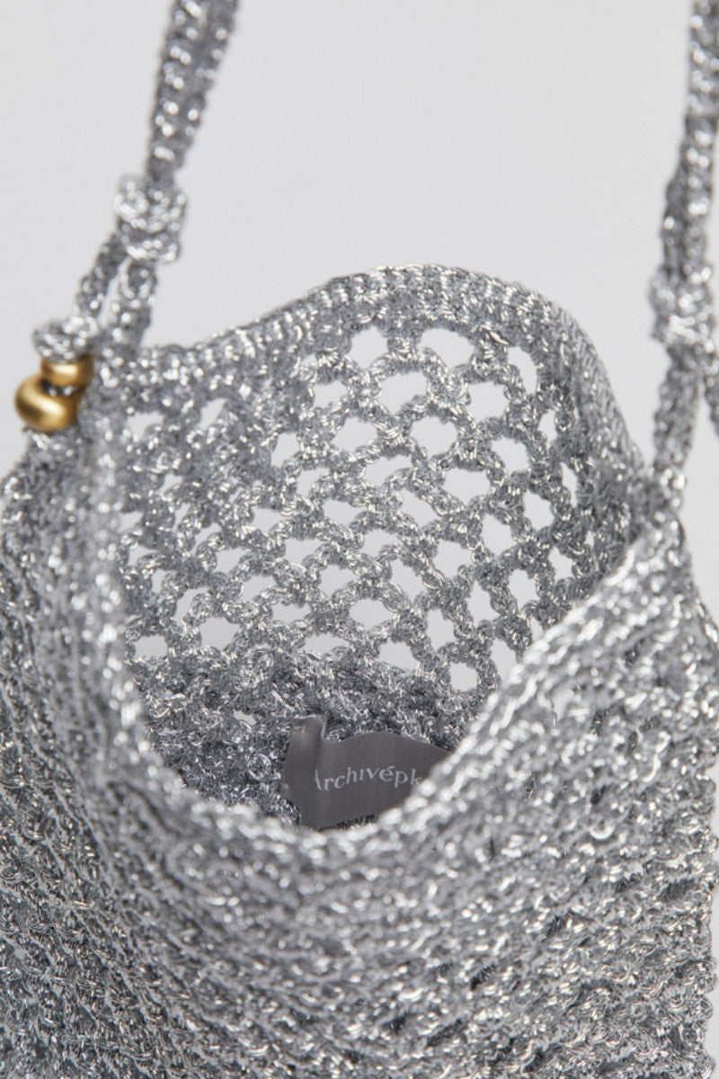 【WE ARE】韓國Archivepke Gem weaving bag網兜單肩包OVBSM25102