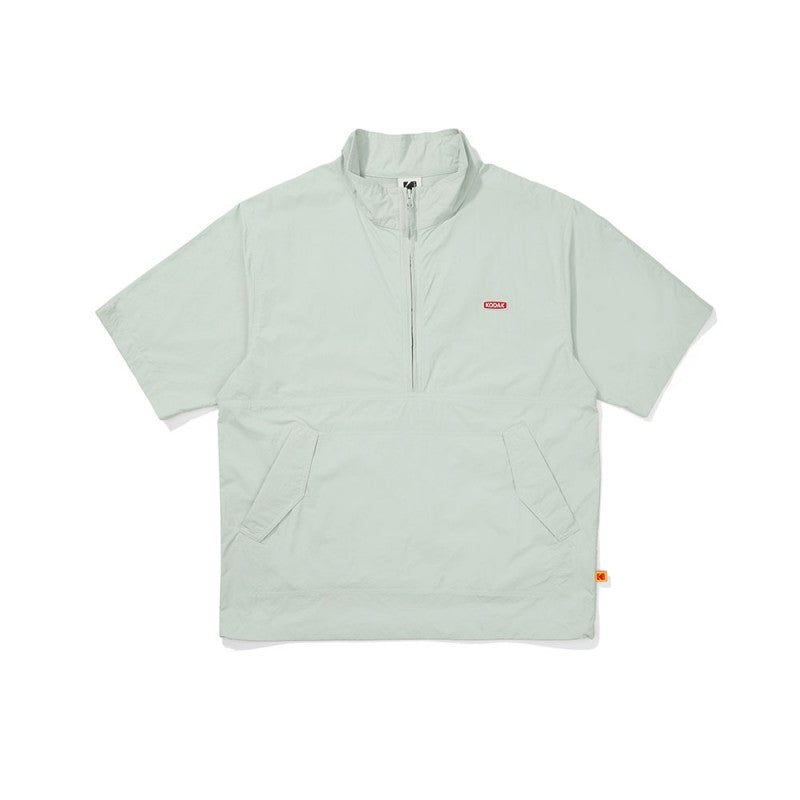 中性款【WE ARE】韓國KODAK柯達 涼感絲薄半拉鏈領上衣K5223LWTU1