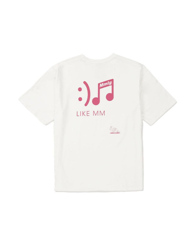 限時折扣 【WE ARE】韓國MMLG 笑臉音符短袖T恤 MMLGBE1THT048