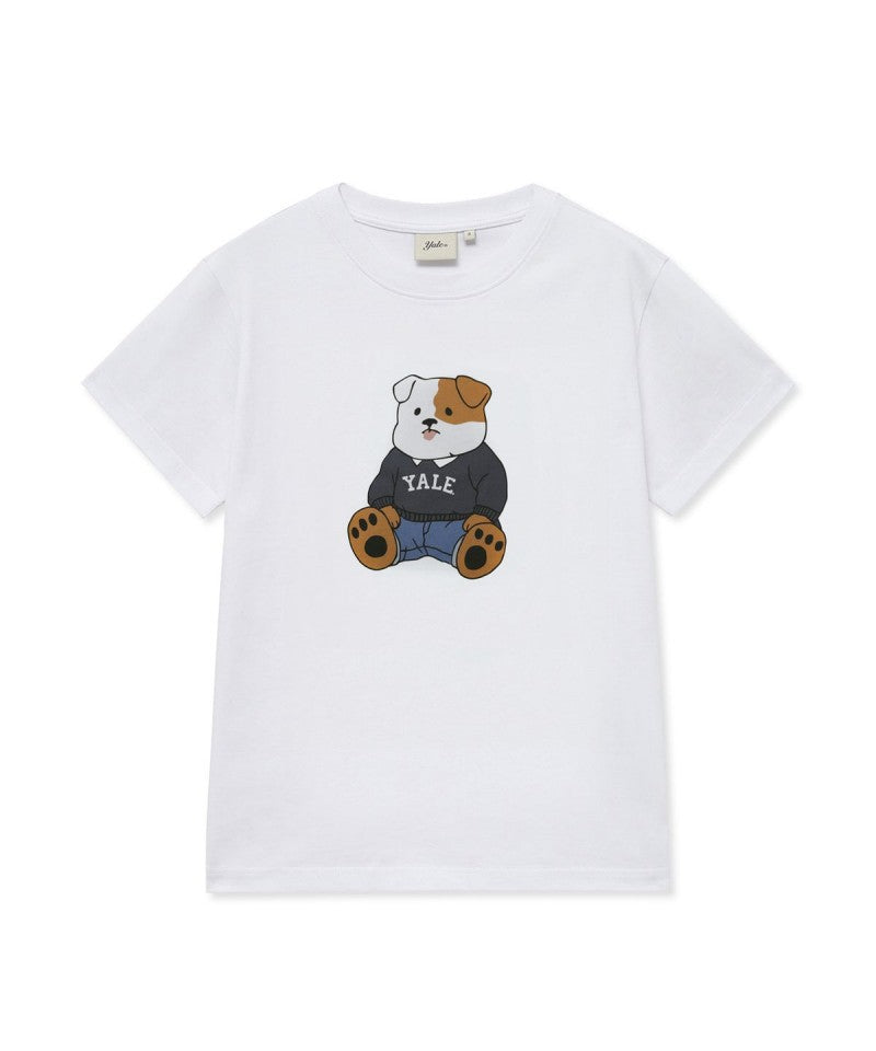 【WE ARE】韓國YALE 鬥牛犬短袖T恤 YFM1SS301B