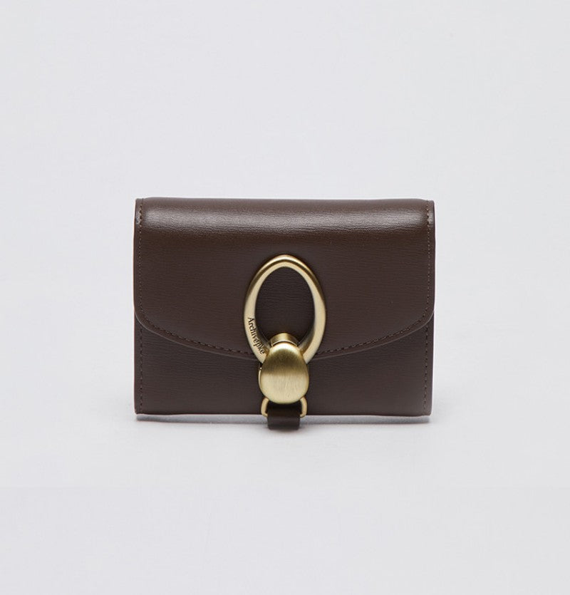 【WE ARE】Korea Archivepke Egg doughnut wallet short clip OVADX25009