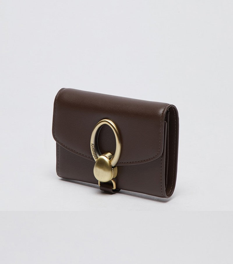 【WE ARE】Korea Archivepke Egg doughnut wallet short clip OVADX25009