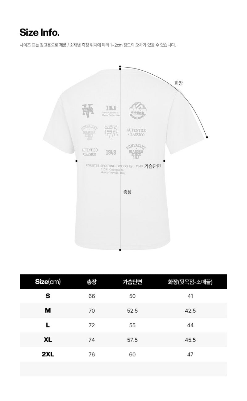 【WE ARE】韓國Diadora短袖T恤D5323RRS52