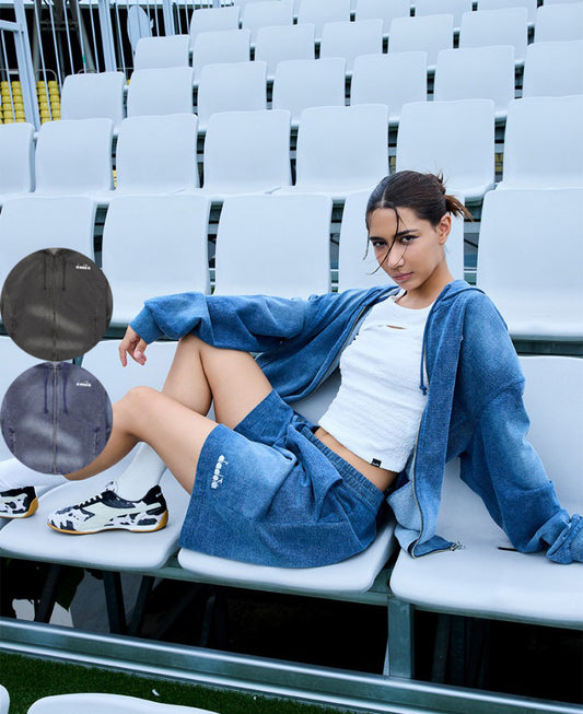 【WE ARE】韓國Diadora 水洗牛仔連帽外套D5323LFT18