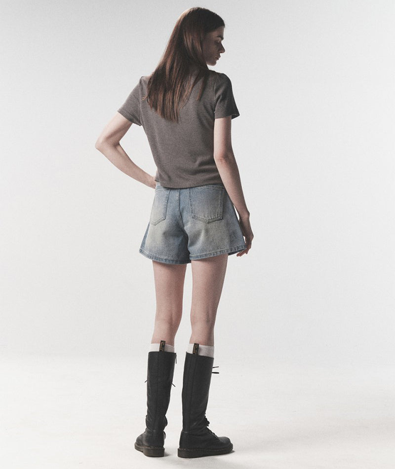 【WE ARE】韓國PHYPS 坑條短袖T恤PFM1SS212A
