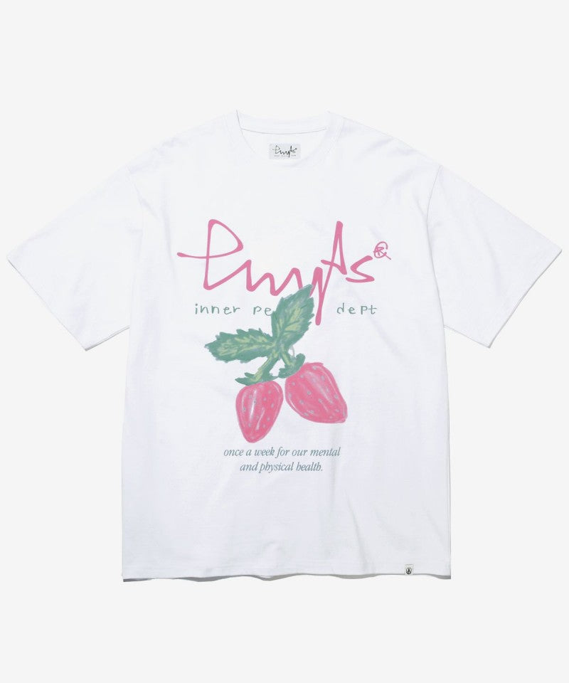 【WE ARE】韓國PHYPS 草莓短袖T恤 PFM1SS309S