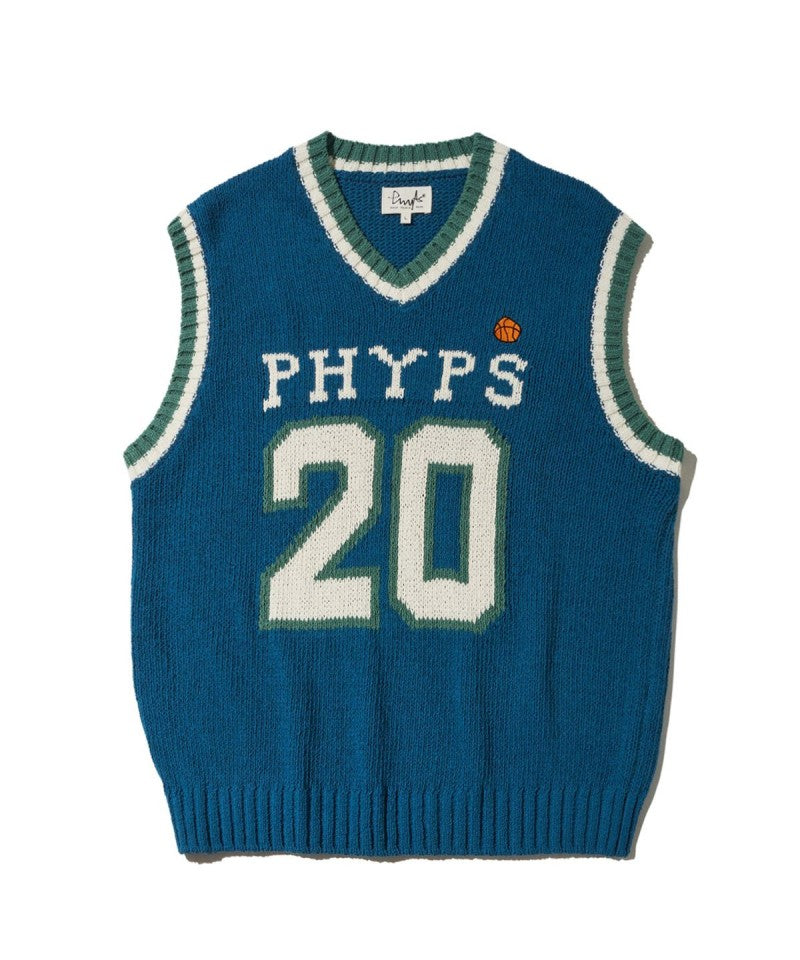 【WE ARE】韓國PHYPS 針織背心PFM1VS301A