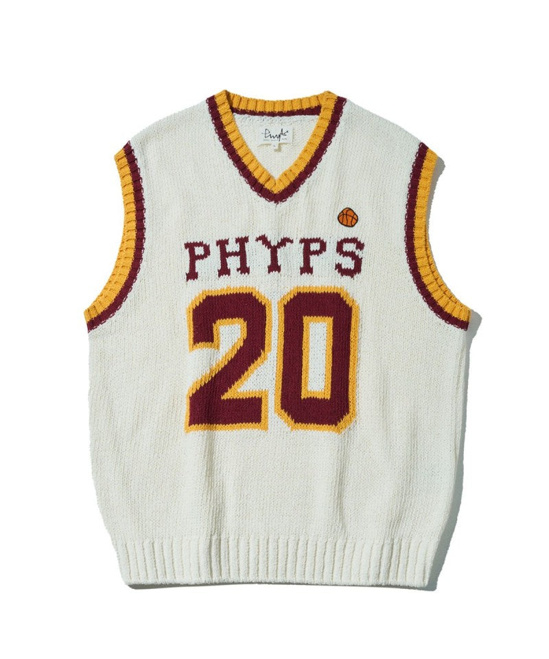 【WE ARE】韓國PHYPS 針織背心PFM1VS301A