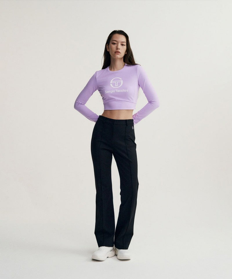 【WE ARE】韓國SERGIO TACCHINI 女款微喇休閒褲TWPT70246
