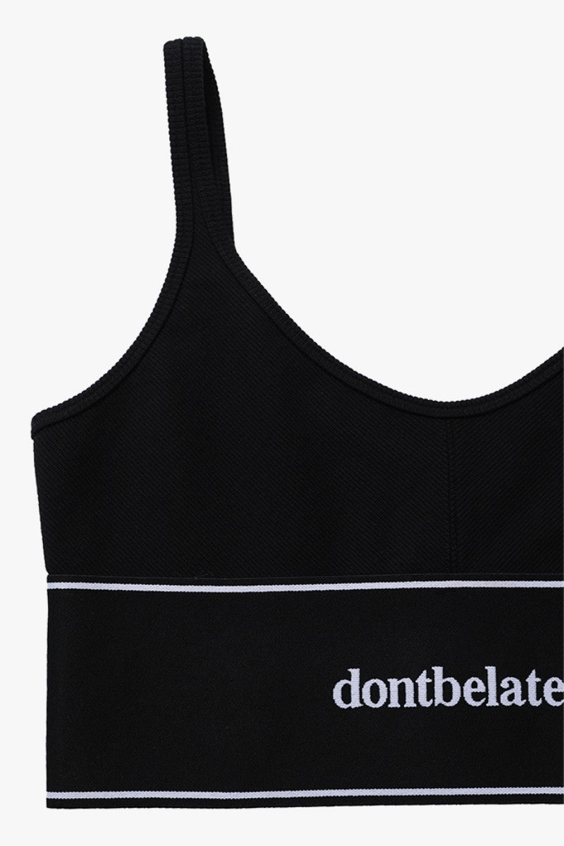 大茜選品【WE ARE】DONTBELATE吊帶背心(無胸墊)