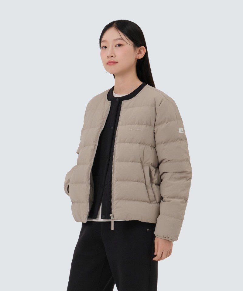 女款【WE ARE】韓國snow peak雪峰圓領羽絨服外套S25WWGDJ61