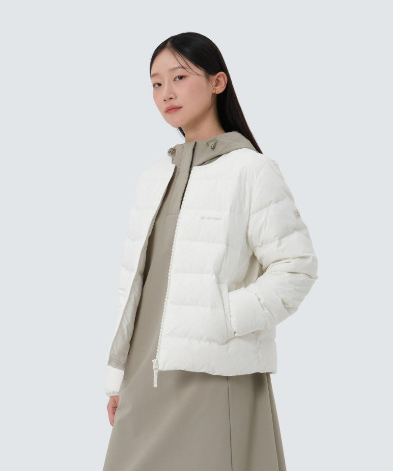 女款【WE ARE】韓國snow peak雪峰圓領羽絨服外套S25WWGDJ61
