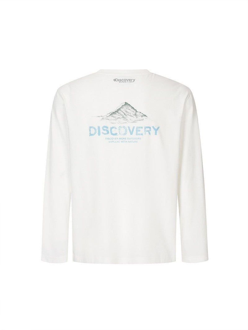男款【WE ARE】韓國Discovery SORONA山脈長袖T恤 DXRL21054