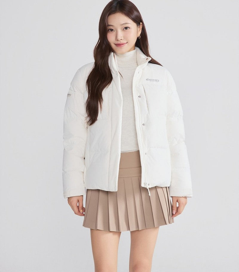女款【WE ARE】韓國Discovery連帽鵝絨羽絨服外套DWDJ62056