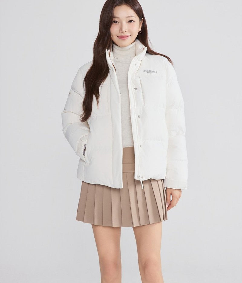 女款【WE ARE】韓國Discovery連帽鵝絨羽絨服外套DWDJ62056