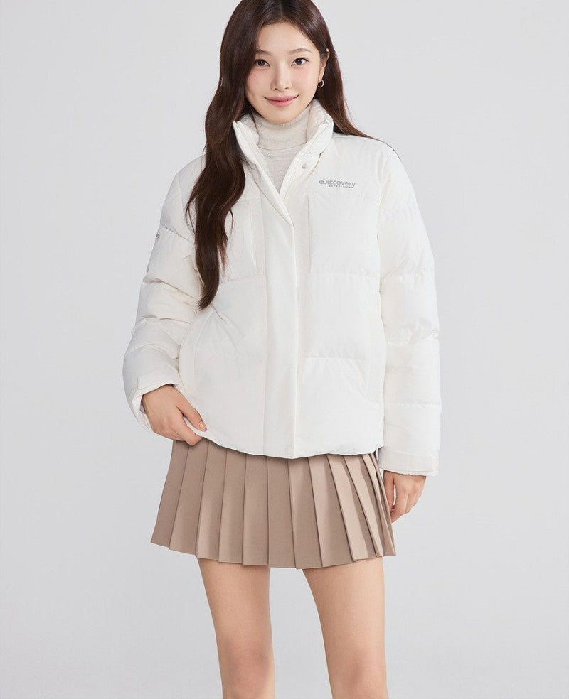 女款【WE ARE】韓國Discovery連帽鵝絨羽絨服外套DWDJ62056