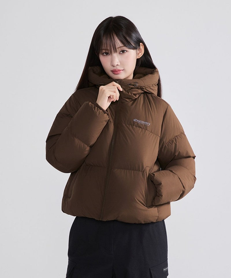 女款【WE ARE】韓國Discovery連帽鴨絨羽絨服外套DWDJ94056