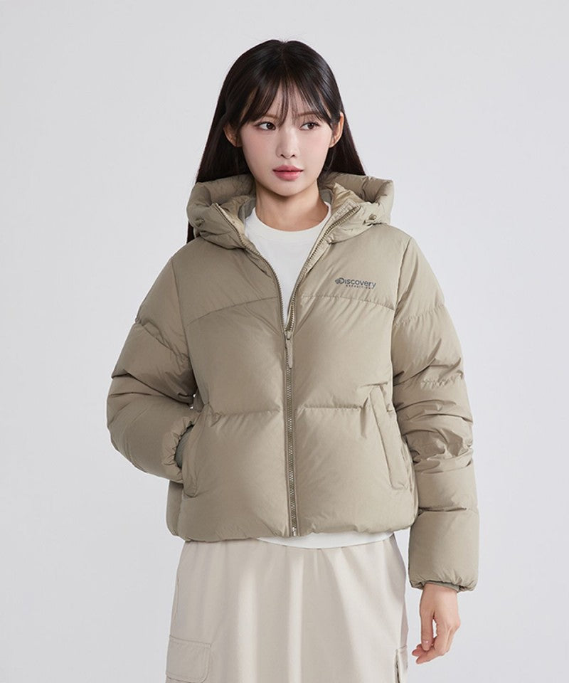 女款【WE ARE】韓國Discovery連帽鴨絨羽絨服外套DWDJ94056