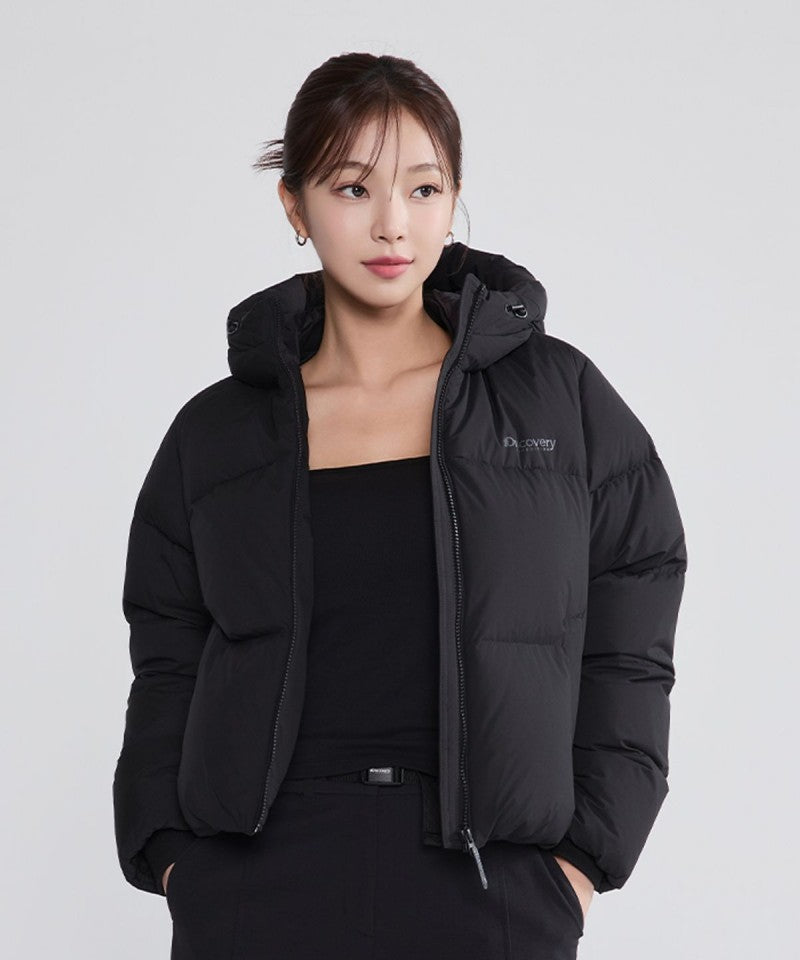 女款【WE ARE】韓國Discovery連帽鴨絨羽絨服外套DWDJ94056