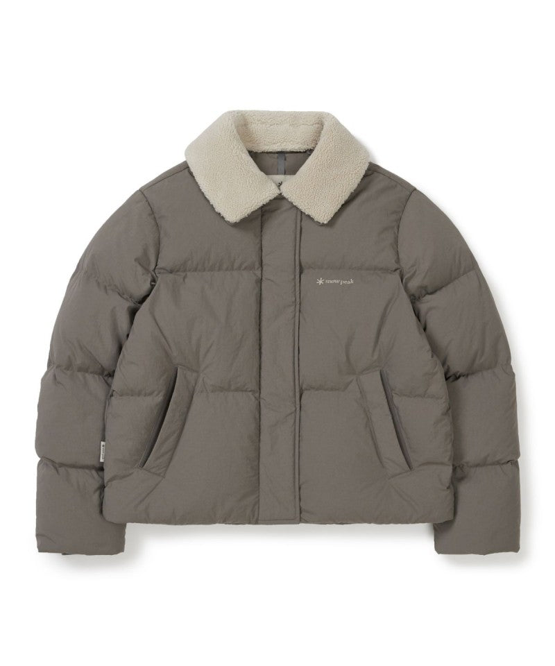 女款【WE ARE】韓國snow peak雪峰 絨毛(可拆)羽絨外套S25WWGDJ57