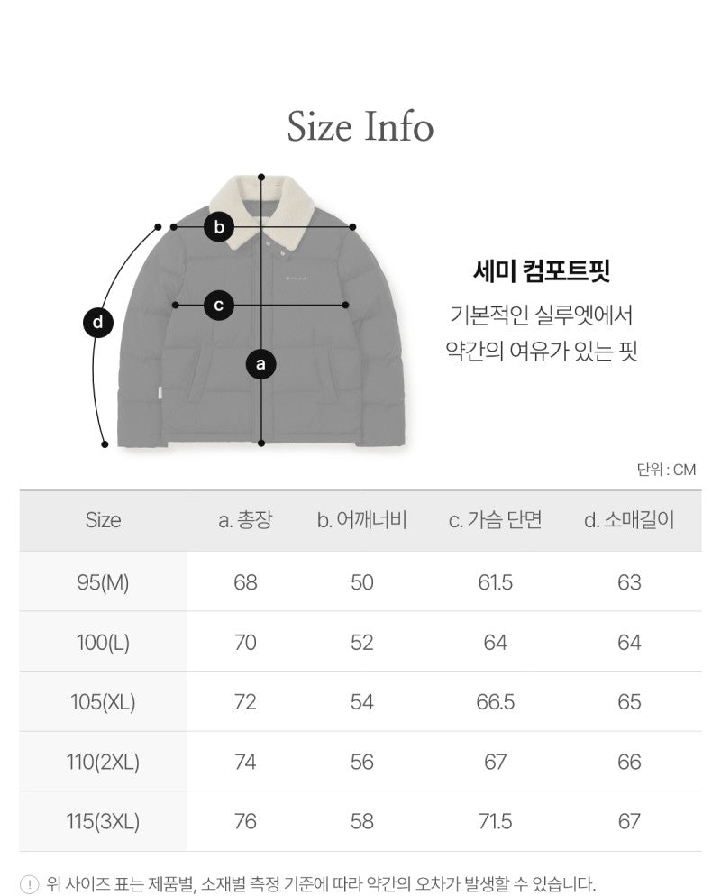 【WE ARE】韓國snow peak雪峰 絨毛(可拆)羽絨外套S25WMGDJ56