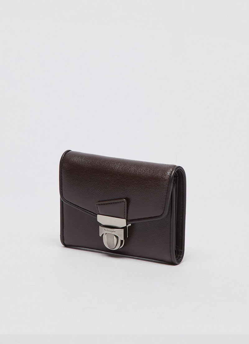 【WE ARE】韓國Archivepke Lock wallet bag OVADX25207
