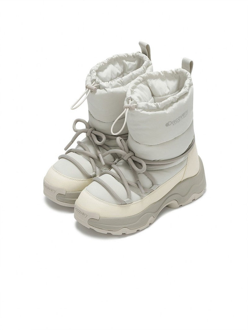 高允貞同款【WE ARE】韓國Discovery中筒保暖靴子DXSH6235N