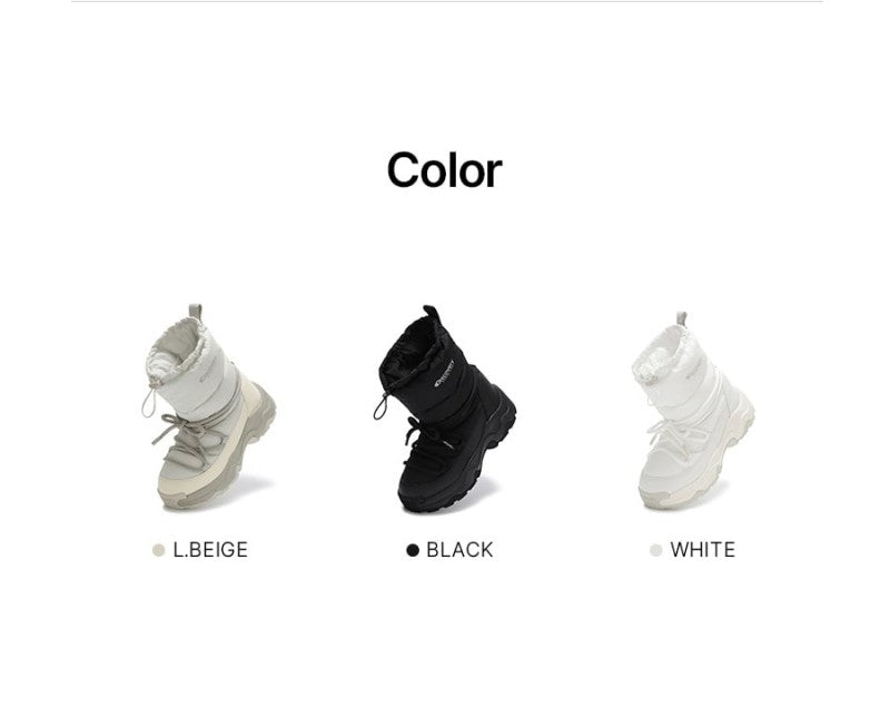 高允貞同款【WE ARE】韓國Discovery中筒保暖靴子DXSH6235N