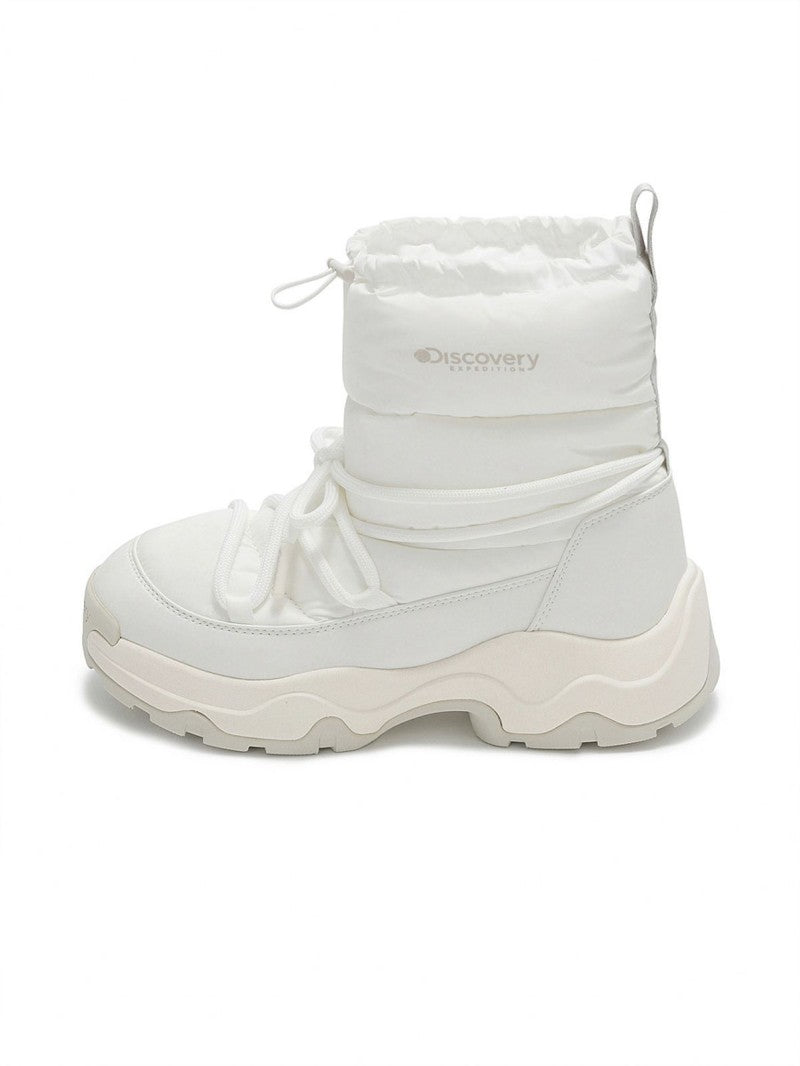 高允貞同款【WE ARE】韓國Discovery中筒保暖靴子DXSH6235N