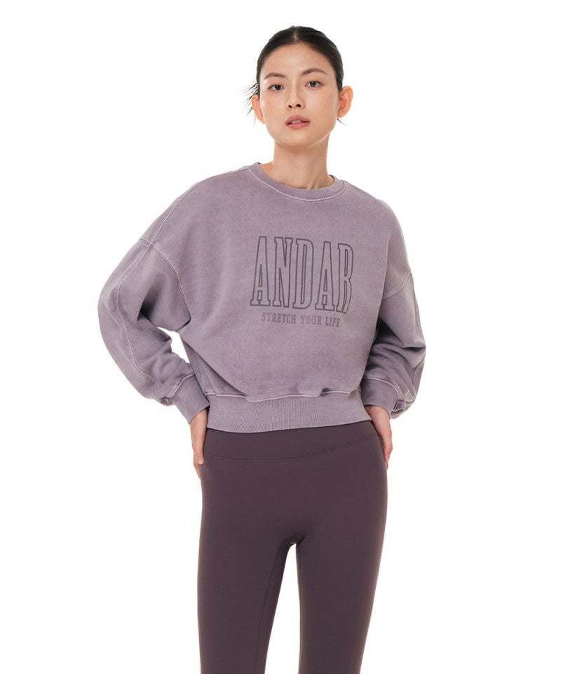 【WE ARE】韓國Andar短版大學T衛衣ANADR11943