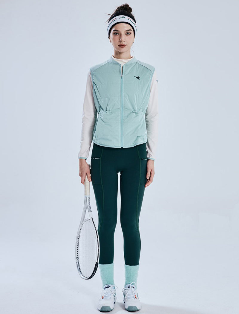 Limited-time discount with fleece lining 【WE ARE】 Korean Diadora Casual Pants D4422TPF88